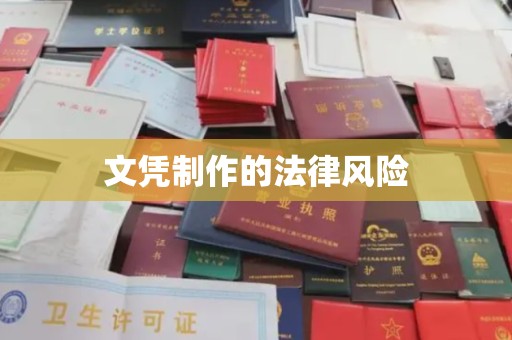 龙子湖文凭制作的法律风险
